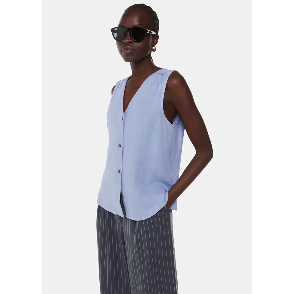 Whistles Laura Linen Tank